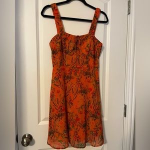 Size 2 Gianni Bini Jane Dress in Peach Floral 🧡